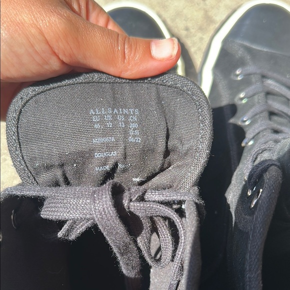 ALLSAINTS Douglas Contrast High Top Men’s Shoes Size 13 - Picture 8 of 10